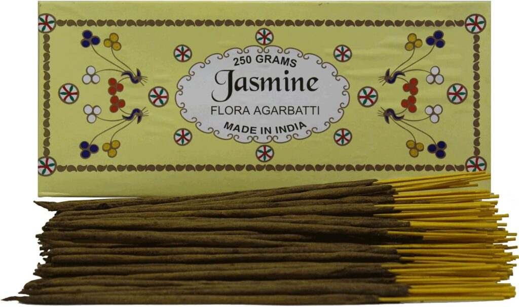 Jasmine Agarbatti Incense Sticks 250 Grams Jasmine Flora Aroma Incense Fragrance